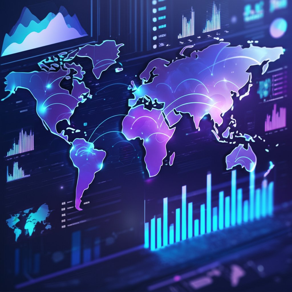 conceptual dashboard illustrating link tracking and analytics features