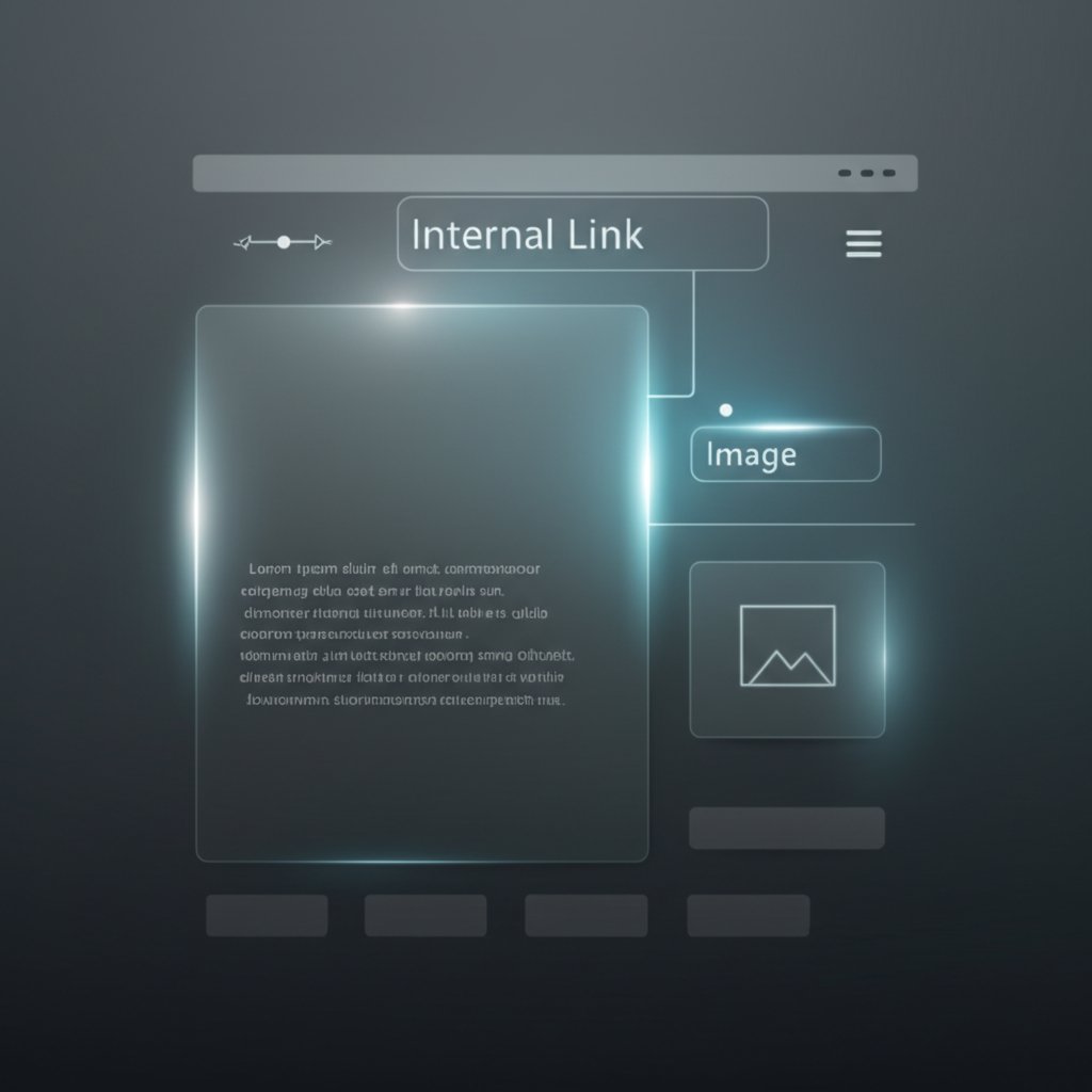 diagram illustrating key on page seo optimization points