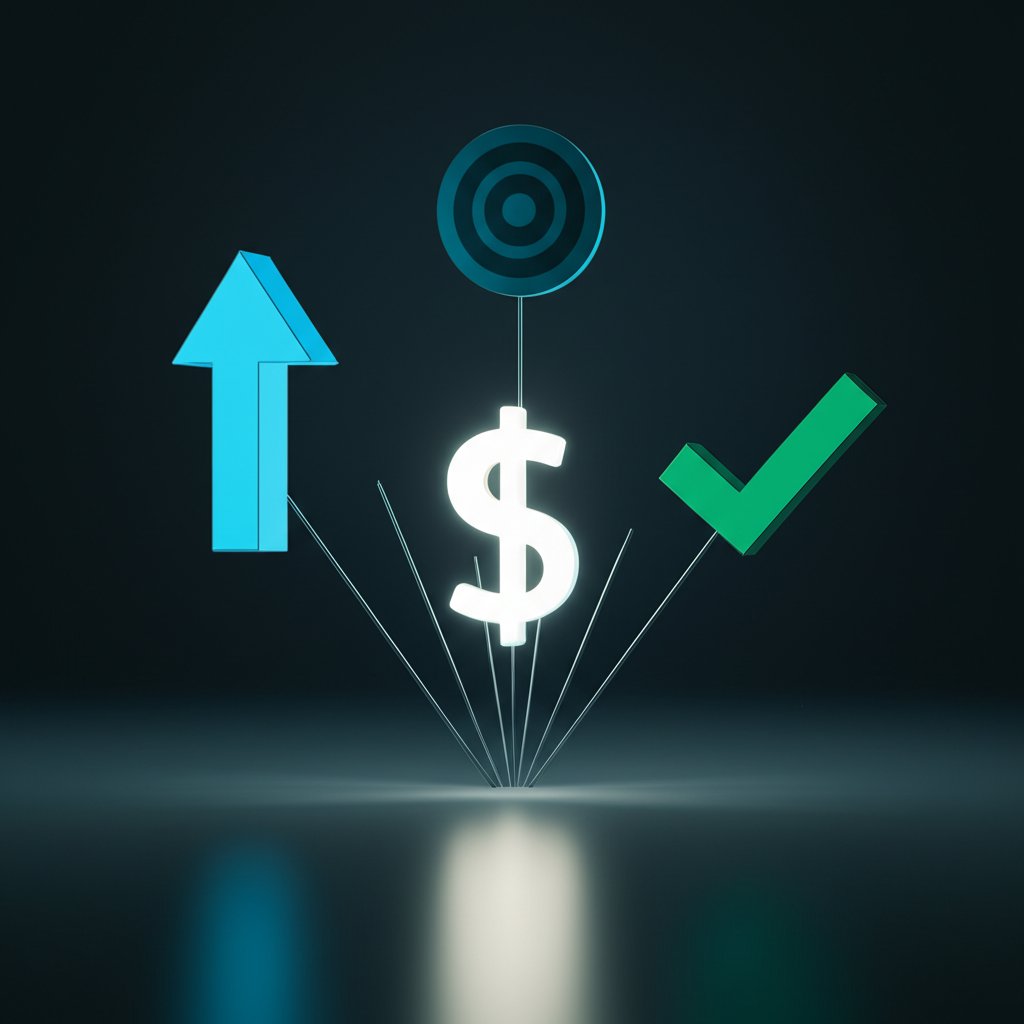 diagram illustrating the connection between seo kpis and core business revenue goals