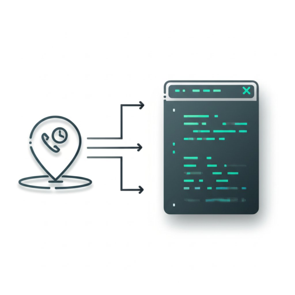 diagram illustrating the process of implementing localbusiness schema for seo