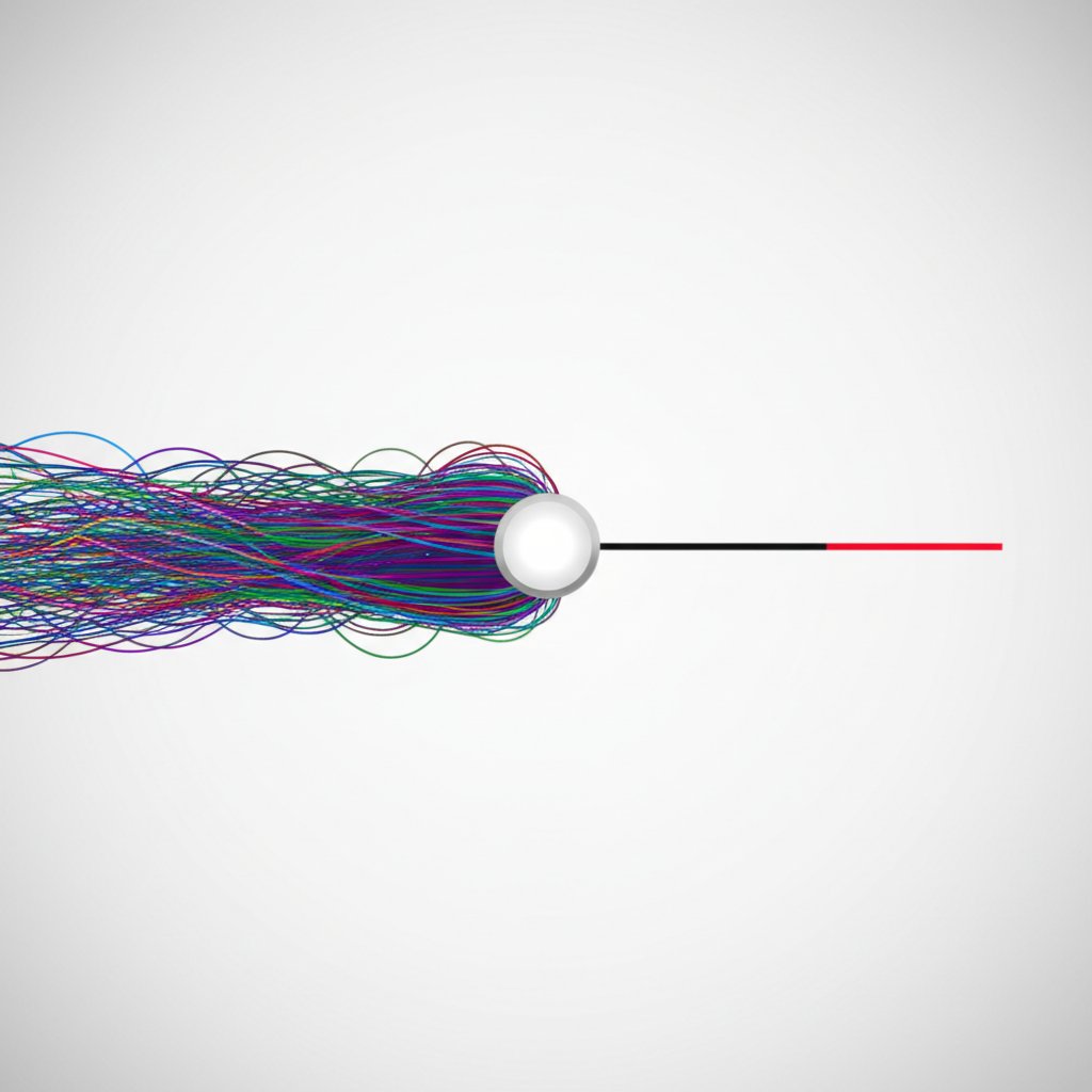 diagram showing a long url being simplified by a redirection service