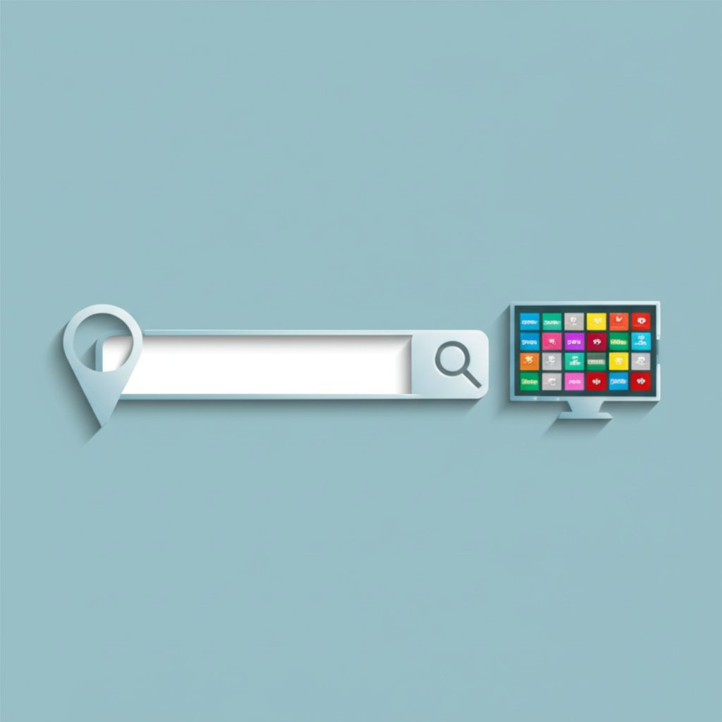 diagram showing how entering a zip code generates local tv listings online