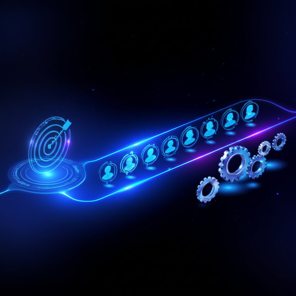 flowchart illustrating the key steps of an integrated marketing strategy