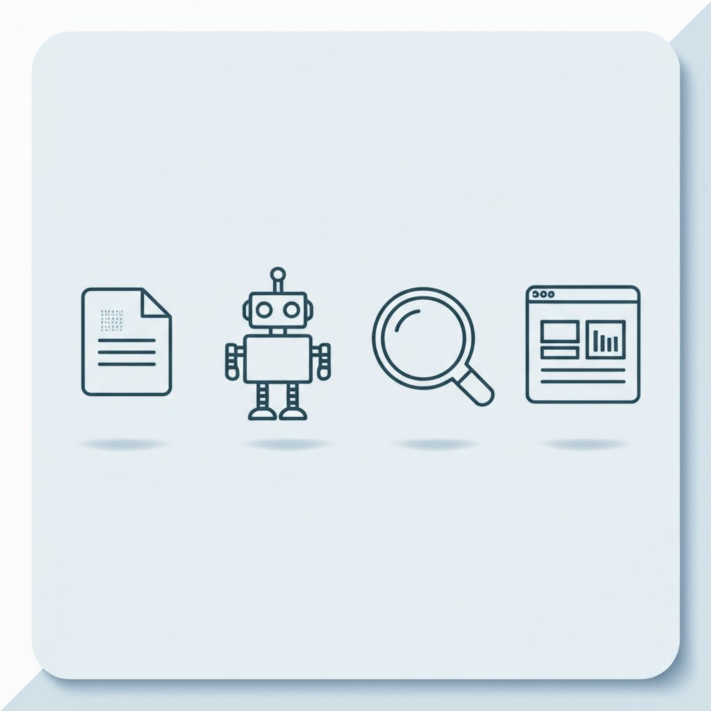 four key methods illustrated with icons for finding a websites sitemap url