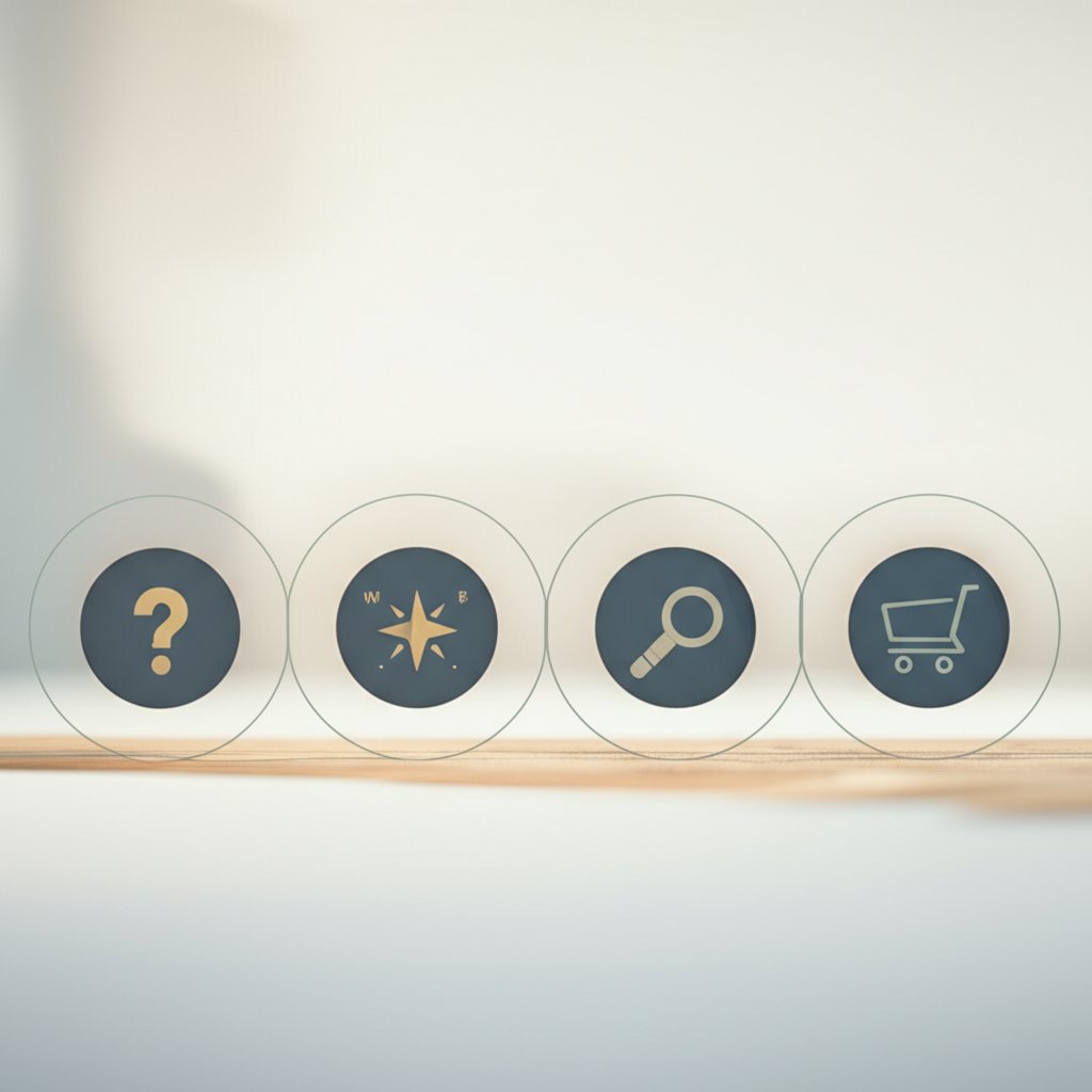 icons representing the four primary types of user search intent