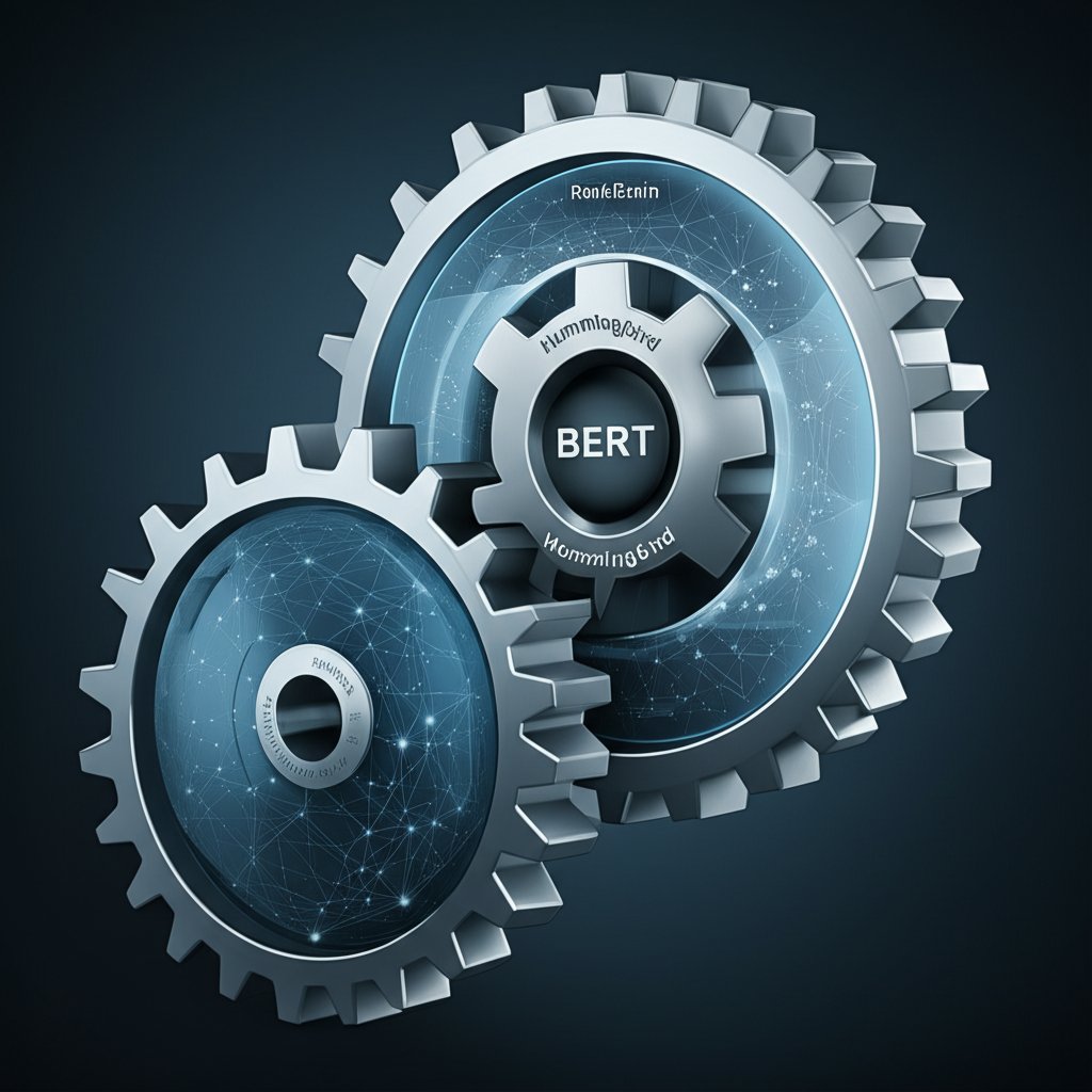 illustration showing hummingbird as the foundation for rankbrain and bert algorithms