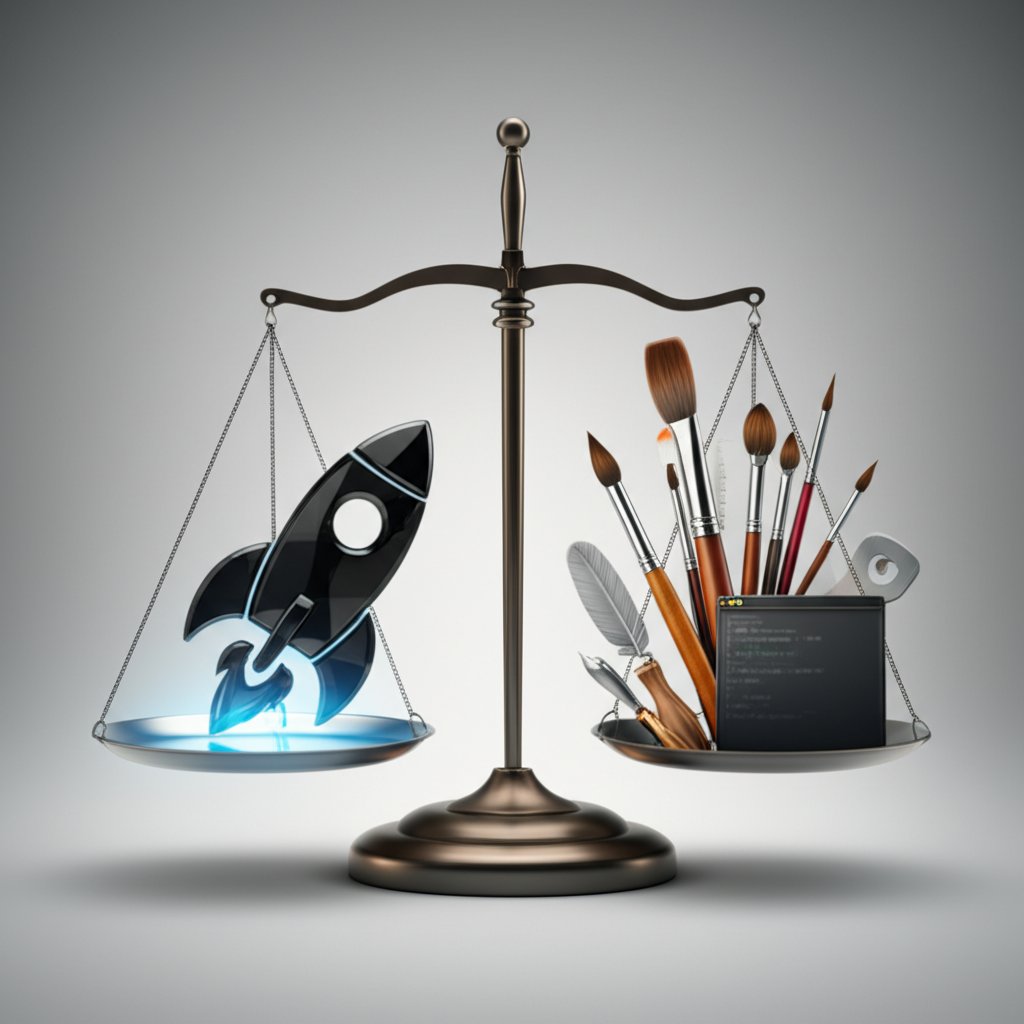 the trade off between speed and functionality when using amp