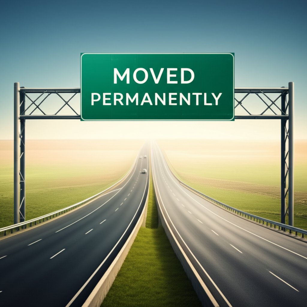 visual comparison of http 200 301 and 302 status codes as different road pathways for web traffic