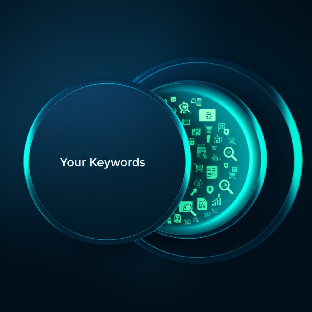 visual representation of a keyword gap analysis