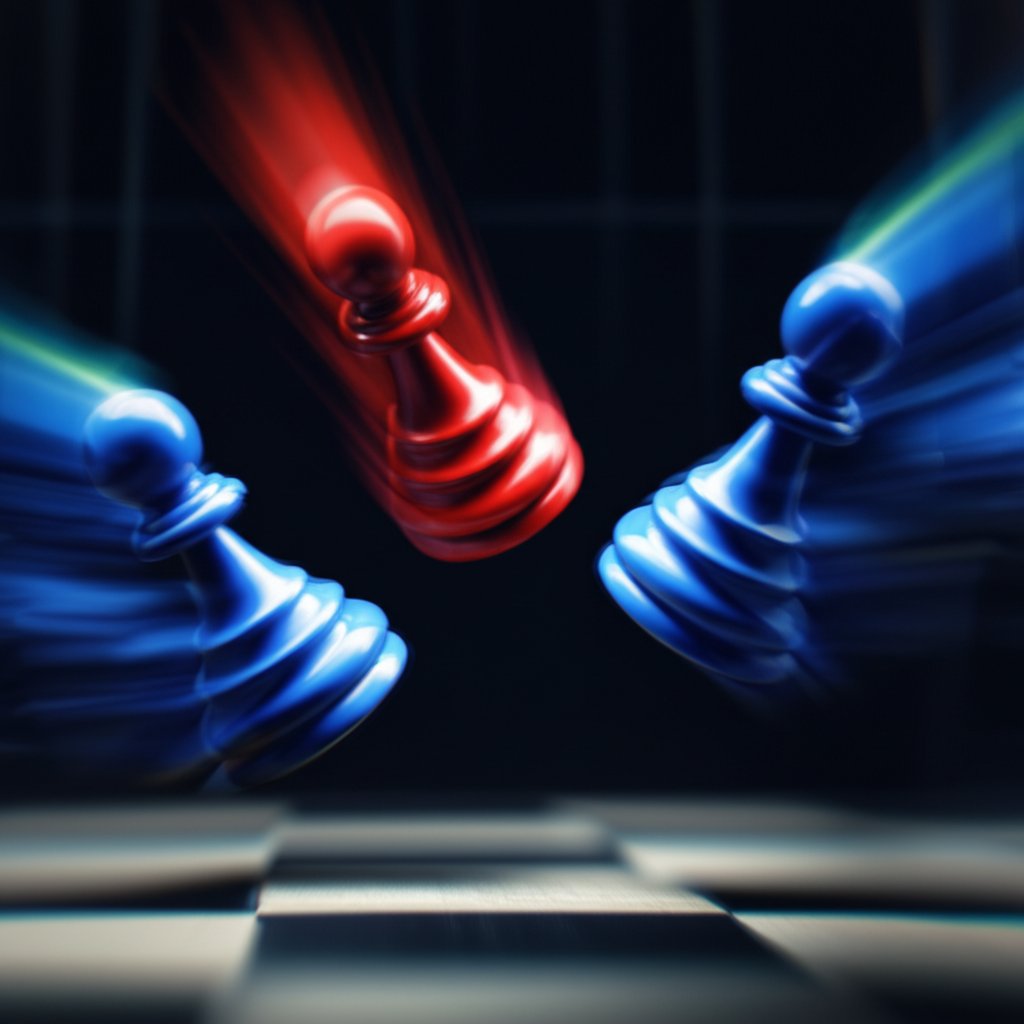 visual representation of a multi jump move in checkers